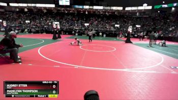 70 lbs Champ. Round 2 - Madelynn Thompson, Unattached vs Audrey Etter, PAU3