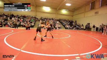 58 lbs Semifinal - Henry Telles, Talihina Youth Wrestling Club vs Cristian Pagan II, Sallisaw Takedown Club