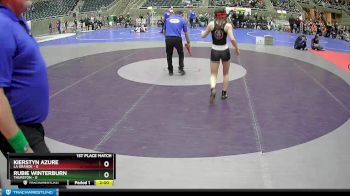 107 lbs Finals (8 Team) - Rubie Winterburn, Thurston vs Kierstyn Azure, La Grande