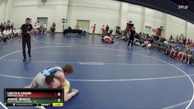 117 lbs Semis & 1st Wrestleback (8 Team) - Andre Sengos, South Dakota Lightning vs Lincoln Unger, Nebraska Maize