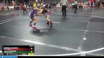 112 lbs Champ. Round 2 - Acelyn Duran, Team Colorado vs Alyssa Calovich, Team Kansas