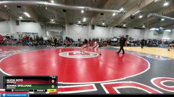 100 lbs Quarterfinal - Alicia Soto, Jefferson vs Kiahna Spellman, Brighton