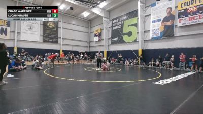 66 lbs Quarterfinal - Chase Warriner, Willow Grove vs Lucas Krause, Fair Lawn