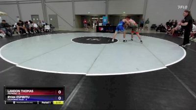 144 lbs Semis & 3rd Wb (16 Team) - Landon Thomas, Michigan vs Ryan Espiritu, California Blue