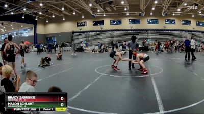 100 lbs Round 6 (8 Team) - Mason Schlaht, Rough House vs Brady Zabriskie, Richmond WC