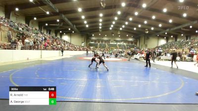 80 lbs Rr Rnd 5 - Rachel Arnold, The Storm Wrestling Center vs Adriana George, South Georgia Athletic Club