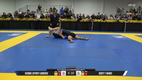 Scott T Nance vs George Jeffrey Lebberes 2026 Pan IBJJF Jiu-Jitsu No-Gi Championship
