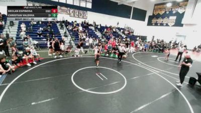 59 lbs Round 3 - Christian Valdivia, SoCal Hammers vs Declan Espinosa, Rough House Wrestling Club