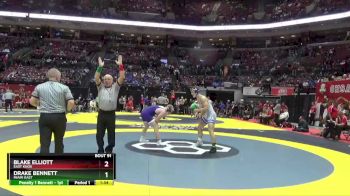 D3-190 lbs Champ. Round 1 - Drake Bennett, Miami East vs Blake Elliott, East Knox