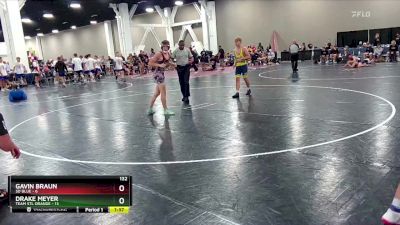 132 lbs Round 2 (8 Team) - Drake Meyer, Team STL Orange vs Gavin Braun, SD Blue