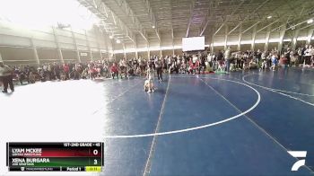 45 lbs Quarterfinal - Xena Burgara, 208 Spartans vs Lyam Mckee, Uintah Wrestling