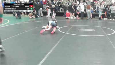 Quarterfinal - Delaney Coleman, RedNose Wrestling School vs Katalina Diaz, Cordoba Trained