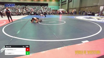 108 lbs Round Of 16 - Carlo Contino, Dethrone vs Andres Rambo Lopez, WLV JR WRESTLING