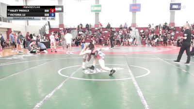 128 lbs Quarterfinal - Haley Proulx, Scotia Glenville vs Victoria Lu, Scorpions
