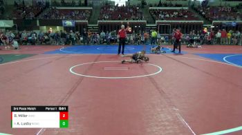 66 lbs 3rd Place Match - Archer Lusby, Big Game Wrestling Club MT vs Brody Miller, Worland Wrestling Club