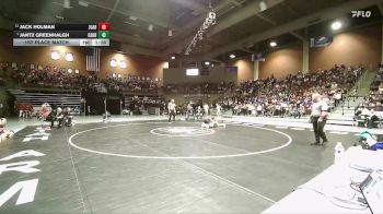 3A 106 lbs 1st Place Match - Jantz Greenhalgh, Carbon vs Jack Holman, Juab