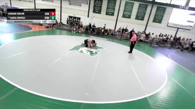 135-143 lbs Quarterfinal - Luca Rutili, Cory Clark Wrestling vs Logan Salm, Team Nazar Training Center