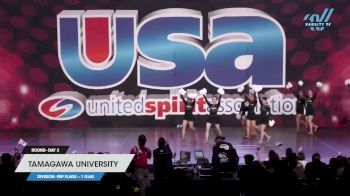 Tamagawa University - Pep Flags -- 1 Flag [2023 Pep Flags -- 1 Flag Day 3] 2023 USA Spirit & Junior Nationals/Collegiate Championships
