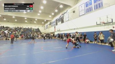 120 lbs Cons. Round 4 - Aiden Garcia, Rough House Wrestling Club vs William Robbins, OCRTC