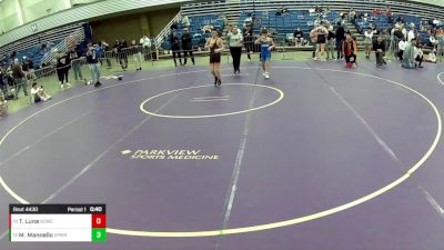 14U Boys - 92 lbs Cons. Round 4 - Marcarlo Mannello, GPS Wrestling vs Teagan Luna, Beaver Dam Wrestling Club