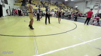 140 lbs Quarterfinal - Levi Stallworth, Tahlequah Wrestling Club vs David Cooper, Jay Junior High