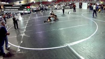 80 lbs 5th Place Match - Ryker Gugelman, Elm Creek Youth Wrestling Club vs Cashten Schrempp, League Of Heroes