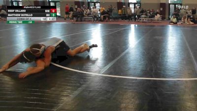 133 lbs Consi Of 4 - Reef DILLARD, Unaffiliated vs Matthew Botello, North Carolina