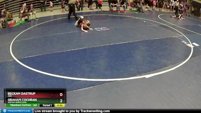 56 lbs Cons. Round 3 - Graham Cochran, Uintah Wrestling vs Beckam Dastrup, JWC