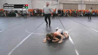 72 lbs Round 1 (4 Team) - Kaleb Salyers, Dayton Bandits vs Logan Malicki, FORGE
