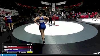 127 lbs Placement (12 Team) - Kayla Edwards, SDIKWA vs Samantha Rivera, LAWA