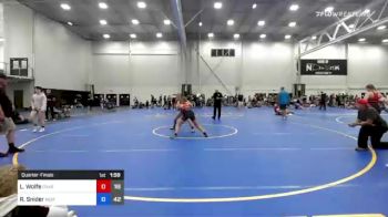 134 lbs Quarterfinal - Lizzy Wolfe, Charlies Angels Pink vs Raegan Snider, Misfits Kick Start