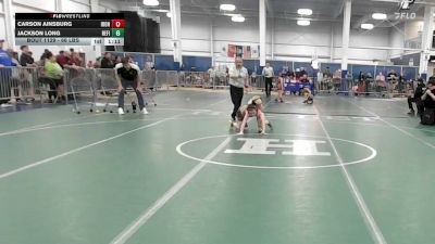 66 lbs Round Of 16 - Carson Ainsburg, Iron Faith WC vs Jackson Long, Refinery WC