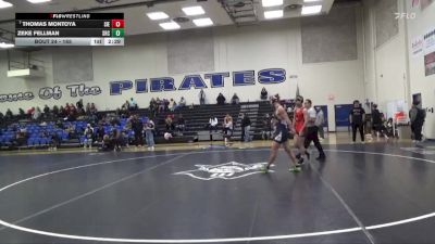 165 lbs Champ. Round 1 - Thomas Montoya, Sierra College vs Zeke Fellman, Santa Rosa College