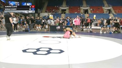 170 lbs Cons. Rd Of 16 - Aurora Lloyd, Iowa vs Norah Chupp, Ohio
