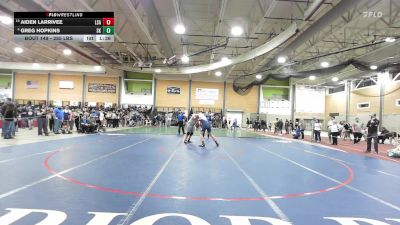 285 lbs Round Of 16 - Aiden Larrivee, La Salle Academy vs Greg Hopkins, South Kingstown