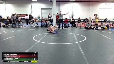 80 lbs Round 5 (8 Team) - Aiden Mulcahey, Mat Warriors vs Silas Krispine, Mayfield Mat Academy