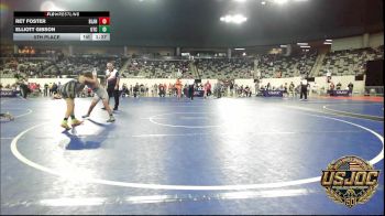 100 lbs 5th Place - Ret Foster, Blanchard Wrestling Club vs Elliott Gibson, Owasso Takedown Club
