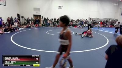 87-89 lbs Round 3 - Oliver Houck, Big Horn Middle School vs Noah Keith, Dean Morgan