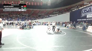 4A Boys 113 lbs Quarterfinal - Braiden Grochowsky, Estacada Boys vs Kallen Blakely, La Grande Boys