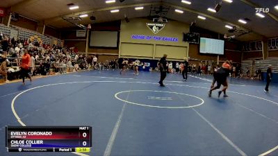 207 lbs Semifinal - Chloe Collier, Snow College vs Evelyn Coronado, Ottawa AZ