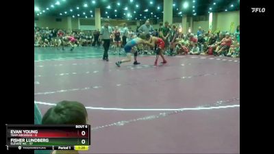 95 lbs Round 2 (8 Team) - Evan Young, Team Arkansas vs Fisher Lundberg, Elevate WC