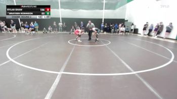 120 lbs Champ. Round 2 - Brayden Robinson, Kearney High School vs Rylan Shaw, Team Central Wrestling Club