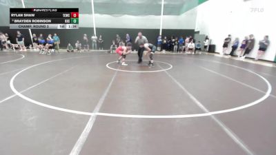 120 lbs Champ. Round 2 - Brayden Robinson, Kearney High School vs Rylan Shaw, Team Central Wrestling Club