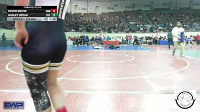 108 lbs Round Of 32 - Silver Belvin, Shawnee Wrestling vs Hadley Bryan, Poteau