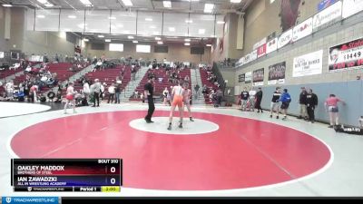 136 lbs Round 2 - Ian Zawadzki, All In Wrestling Academy vs Oakley Maddox, Brothers Of Steel