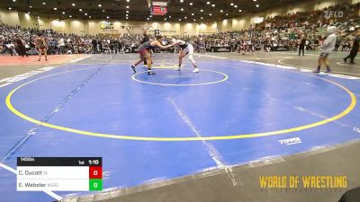 145 lbs Round Of 16 - Colby Ducatt, Team Aggression vs Evan Webster, Merced Bears WC