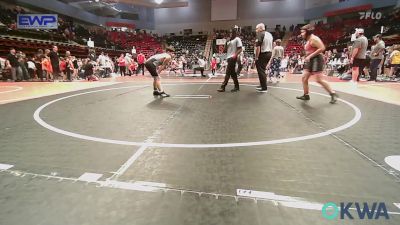 110 lbs Final - Miles Allen, Barnsdall Youth Wrestling vs Zachery Wise Jr, Mojo Grappling Academy