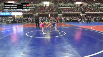 106 lbs Cons. Round 2 - Kinley Garoutte, Moorcroft Mat Masters vs Taitem Johnson, Deerlodge
