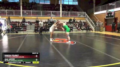 174 lbs Semifinal - Nakoa Fouret, Clackamas Community College vs Dax Wood, Big Bend Community College