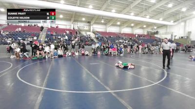 46-48 lbs Round 2 - Colette Kelson, Jayhawk Wrestling vs Sunnie Pratt, Salt Flats Wrestling Club